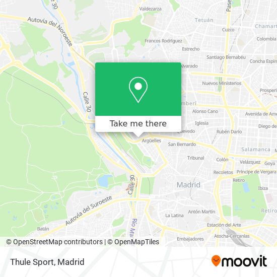 Thule Sport map