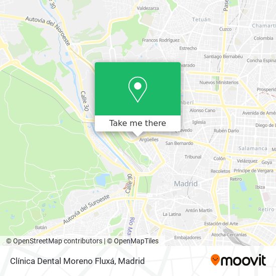 Clínica Dental Moreno Fluxá map