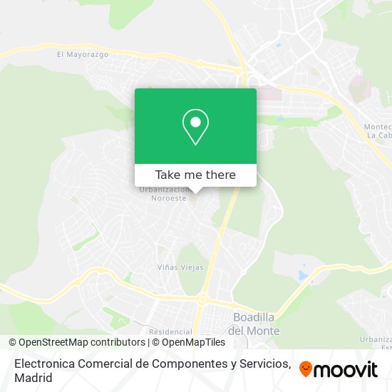 Electronica Comercial de Componentes y Servicios map