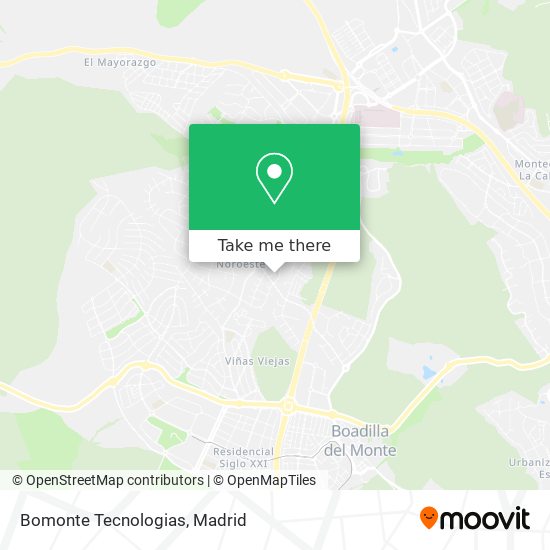 Bomonte Tecnologias map