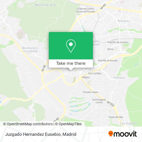 Juzgado Hernandez Eusebio map