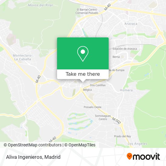 Aliva Ingenieros map