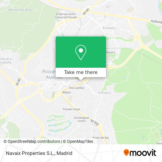 Navaix Properties S.L. map