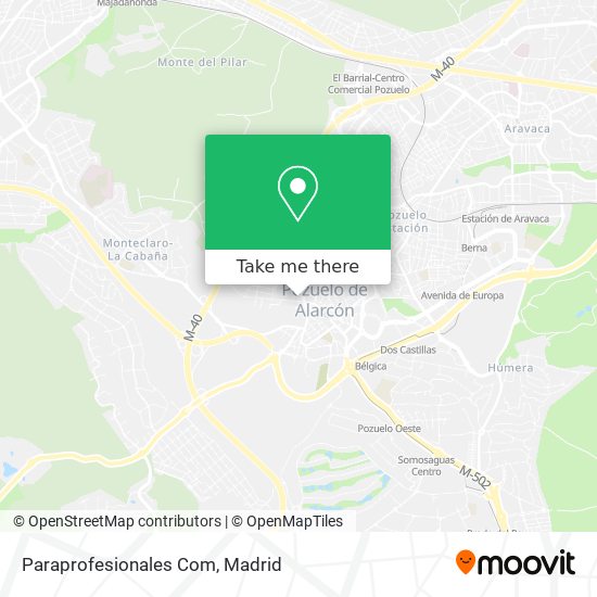 Paraprofesionales Com map