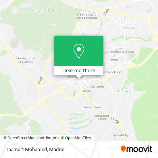 mapa Taamart Mohamed