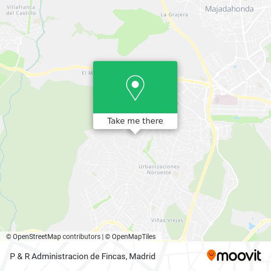 mapa P & R Administracion de Fincas