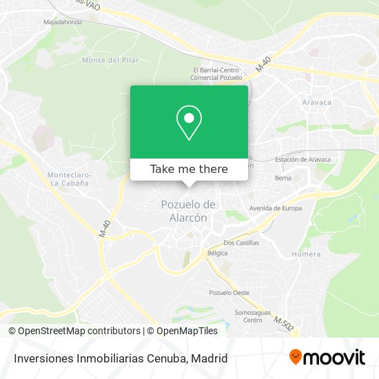Inversiones Inmobiliarias Cenuba map