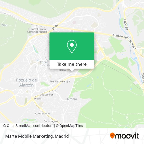 Marte Mobile Marketing map