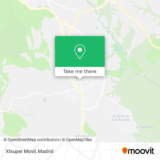 Xlsuper Movil map