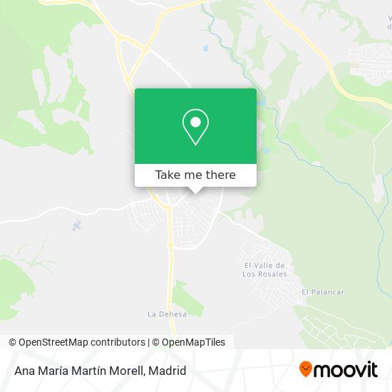 Ana María Martín Morell map
