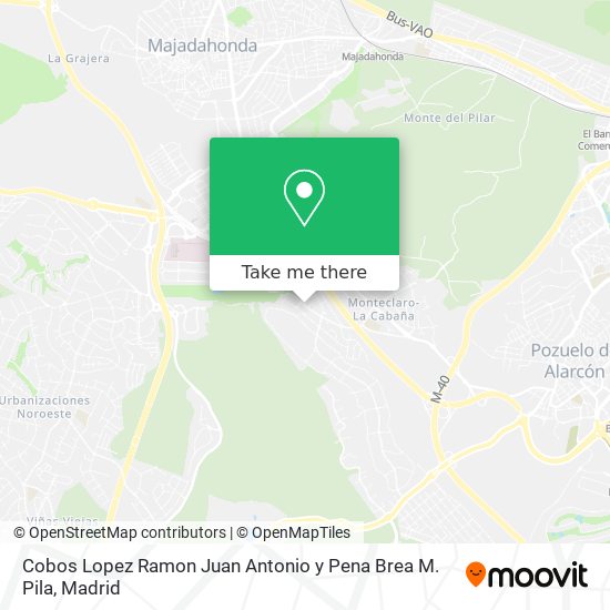 Cobos Lopez Ramon Juan Antonio y Pena Brea M. Pila map