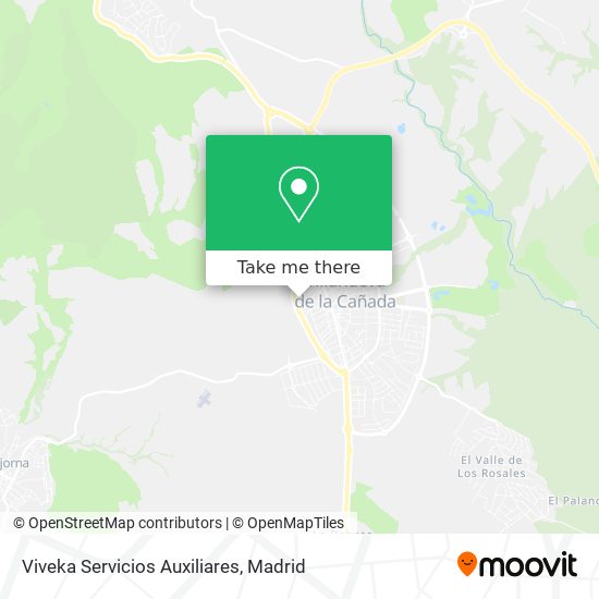 Viveka Servicios Auxiliares map