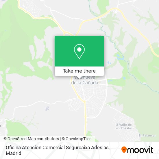 Oficina Atención Comercial Segurcaixa Adeslas map