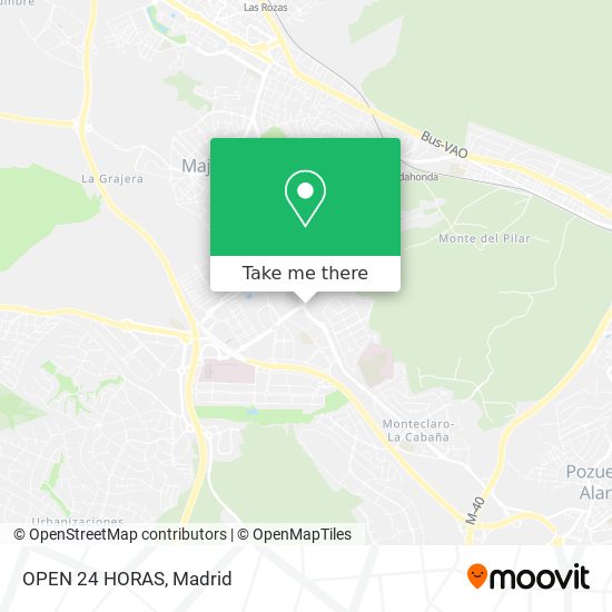 OPEN 24 HORAS map