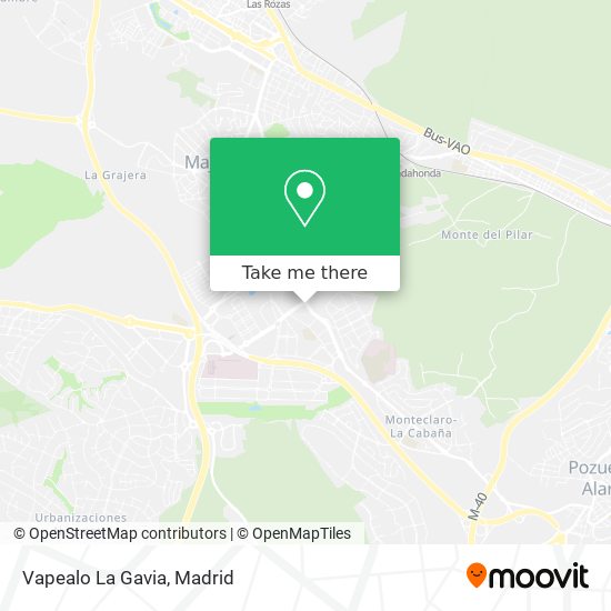 Vapealo La Gavia map