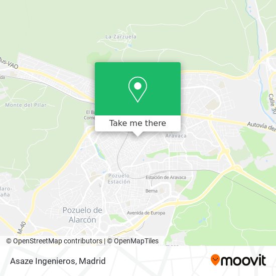 Asaze Ingenieros map