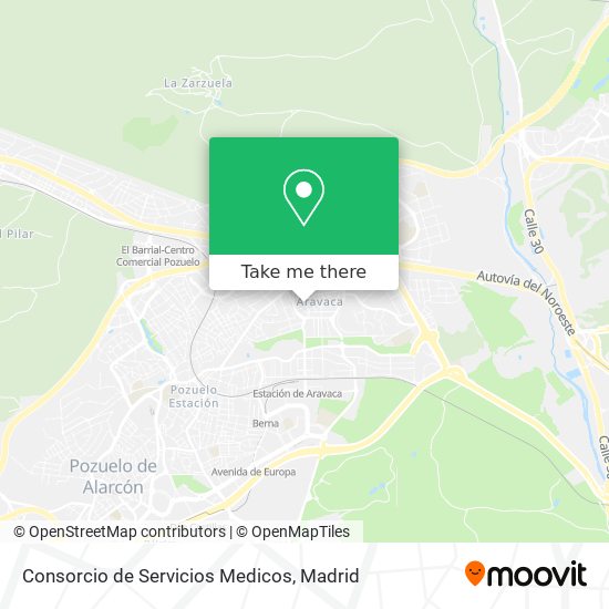 Consorcio de Servicios Medicos map