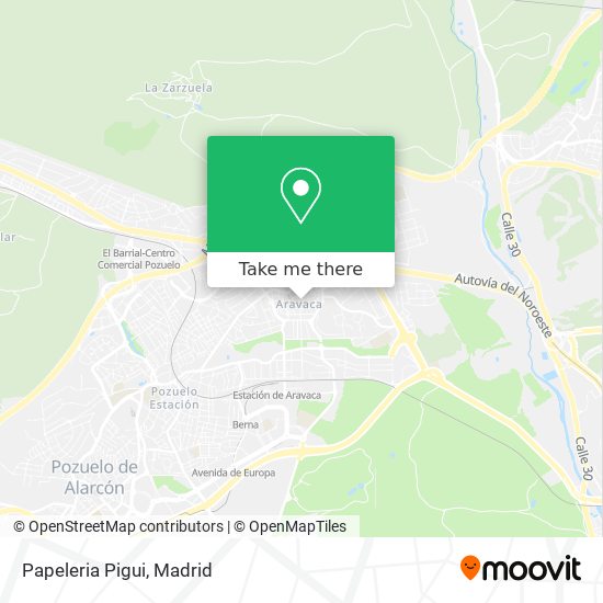 mapa Papeleria Pigui