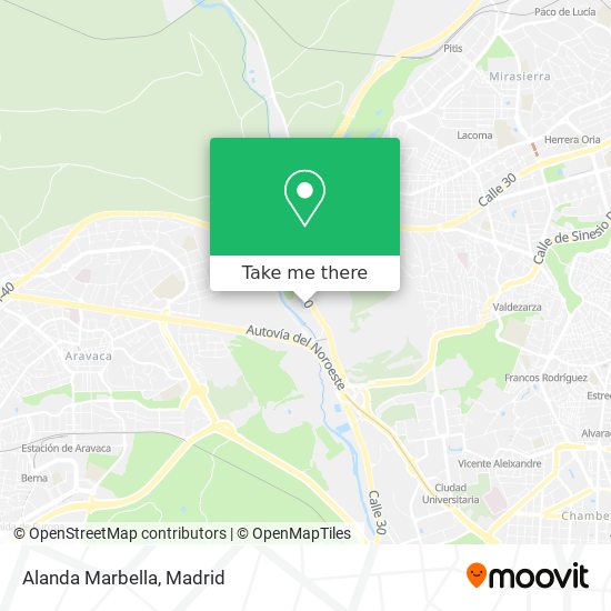 Alanda Marbella map