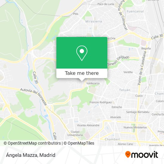 mapa Ángela Mazza
