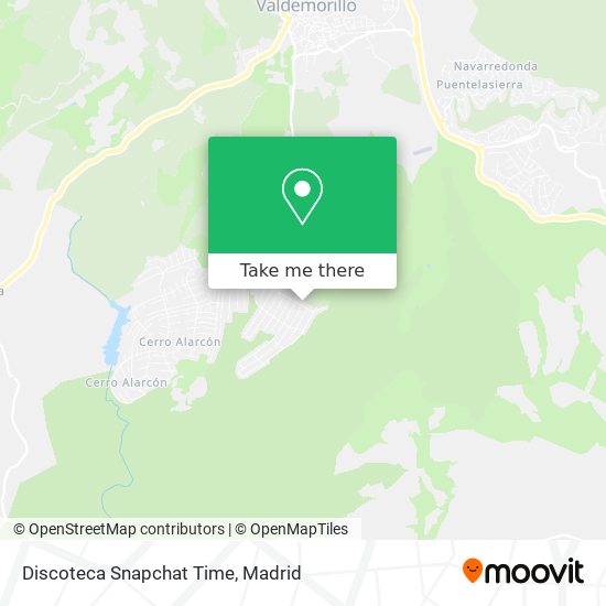Discoteca Snapchat Time map