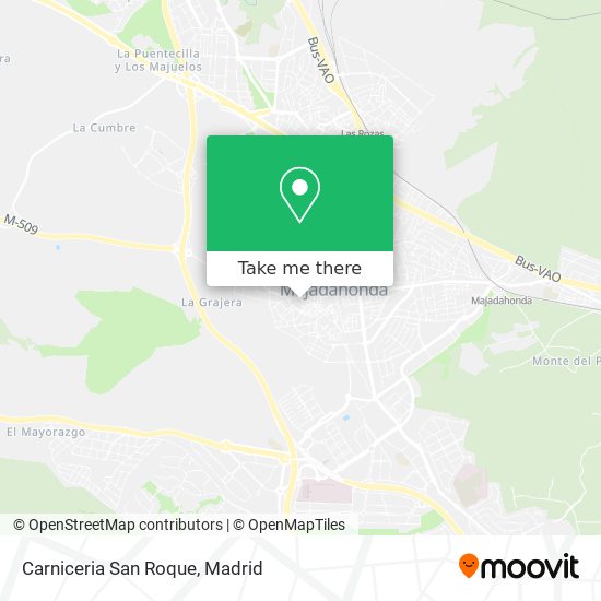 mapa Carniceria San Roque