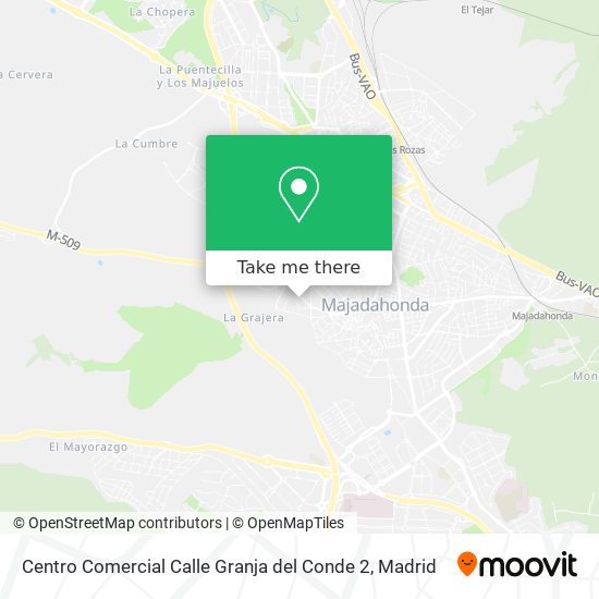 Centro Comercial Calle Granja del Conde 2 map
