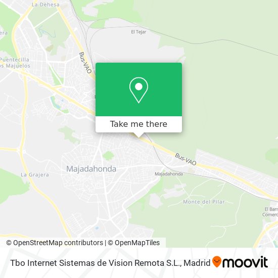 Tbo Internet Sistemas de Vision Remota S.L. map