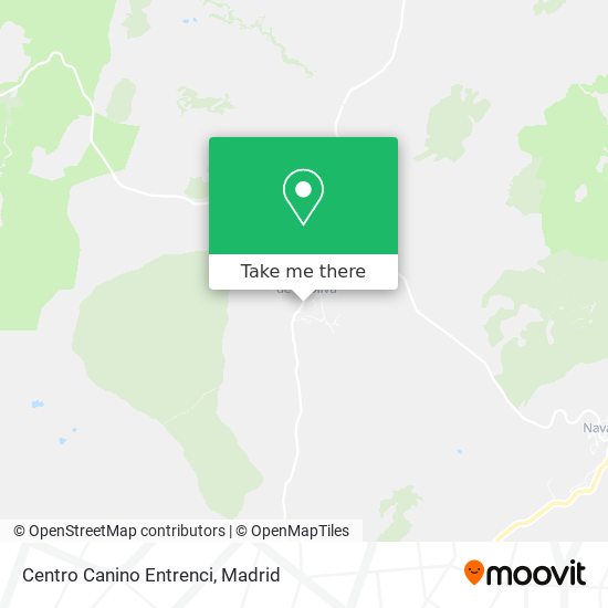 mapa Centro Canino Entrenci