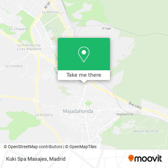 Kuki Spa Masajes map