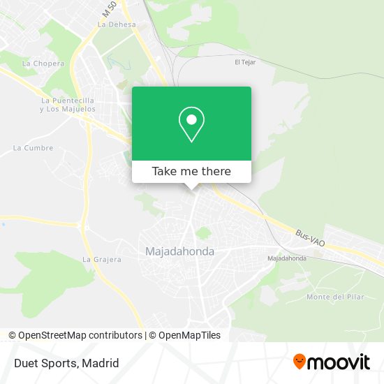 mapa Duet Sports