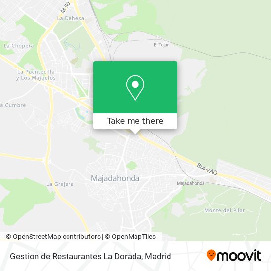 Gestion de Restaurantes La Dorada map