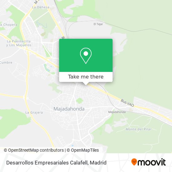 Desarrollos Empresariales Calafell map