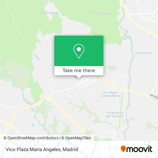 Vico Plaza Maria Angeles map