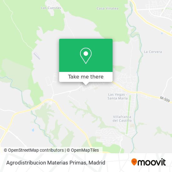 Agrodistribucion Materias Primas map