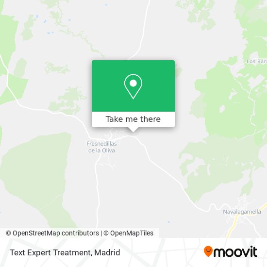 Text Expert Treatment map