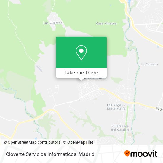 Cloverte Servicios Informaticos map