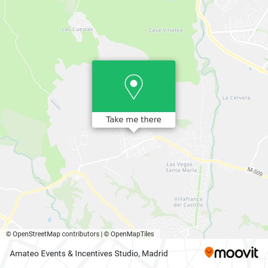 Amateo Events & Incentives Studio map