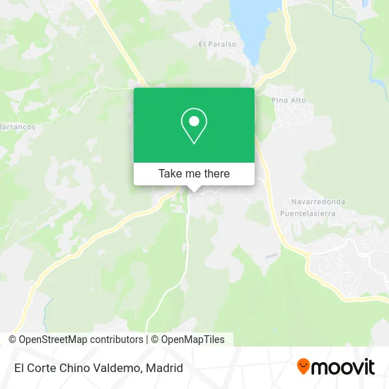 El Corte Chino Valdemo map