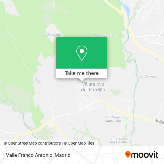 mapa Valle Franco Antonio