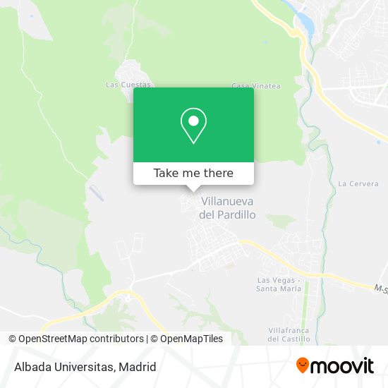 Albada Universitas map