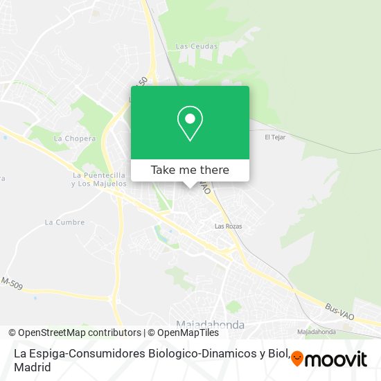 La Espiga-Consumidores Biologico-Dinamicos y Biol map