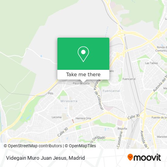 Videgain Muro Juan Jesus map