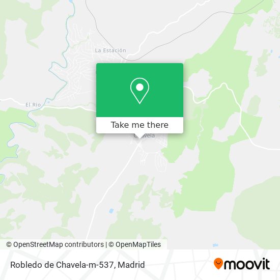 Robledo de Chavela-m-537 map