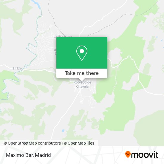 Maximo Bar map