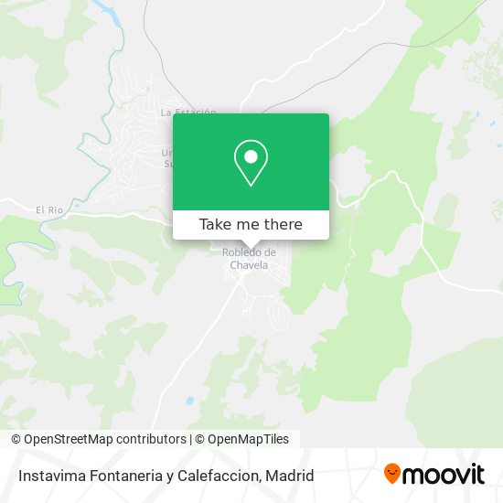 mapa Instavima Fontaneria y Calefaccion