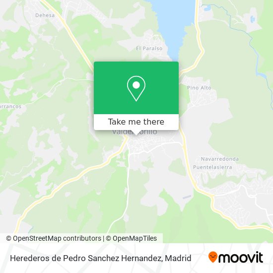 Herederos de Pedro Sanchez Hernandez map