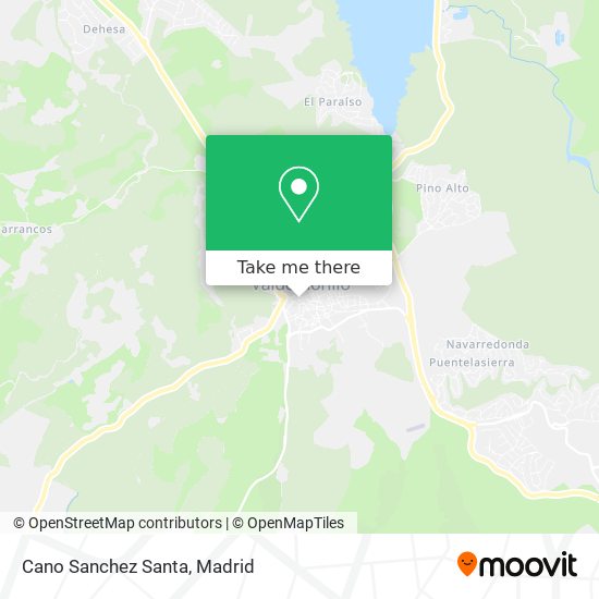 Cano Sanchez Santa map