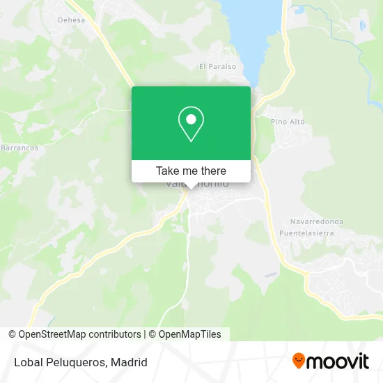 Lobal Peluqueros map