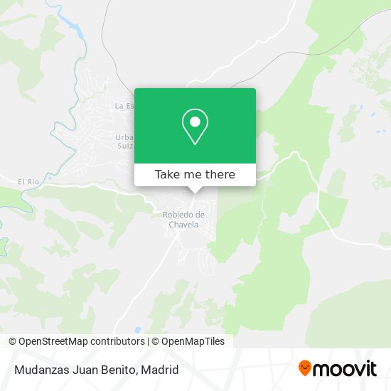 Mudanzas Juan Benito map